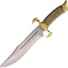 RR2206.jpg Rough Rider Bowie Wire Wrapped Fixed Blade Knife 10.25" Satin