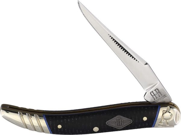 Rough Rider Toothpick Black Micarta Folding Knife