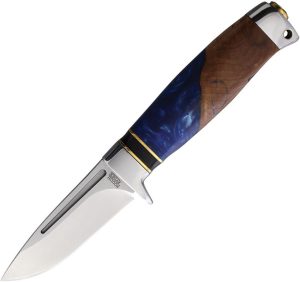 Rough Rider Fixed Blade 3 inch Resin Wood Handle