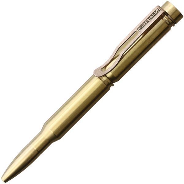 Rough Rider Bullet Pen Brass Pocket Clip
