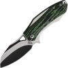 Rough Rider Bullfrog Linerlock Black/Green G10