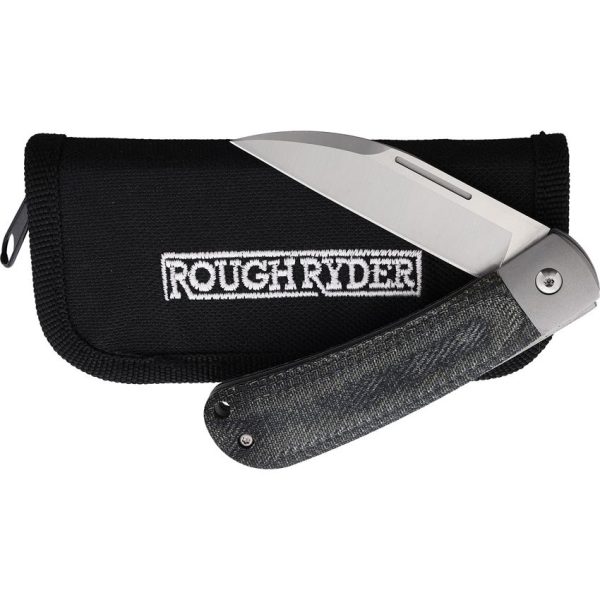 Rough Rider APTA Folder VG-10 Blue Micarta