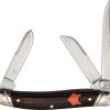 Rough Rider Desert Fox Stockman - Black Orange Micarta
