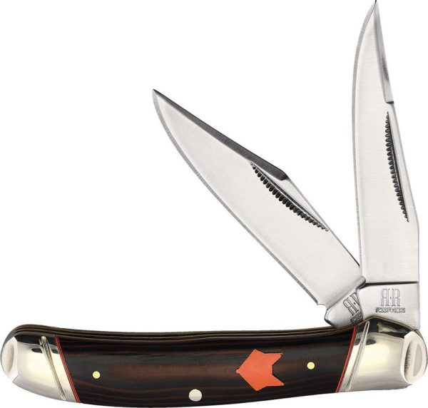 Rough Rider Desert Fox Copperhead - Black Orange Micarta