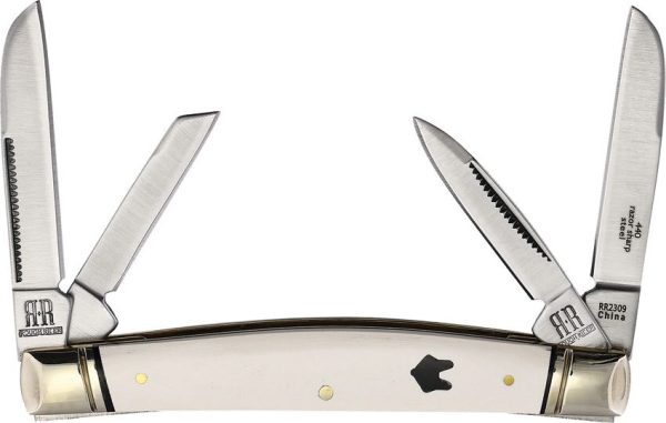 Rough Rider White Fox Congress - White Micarta Handle