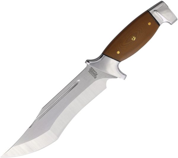 RR2317.jpg Rough Rider Bowie Brown G10 Fixed Blade Knife