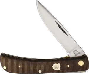 Rough Rider Small Work Knife Brown Burlap Folder