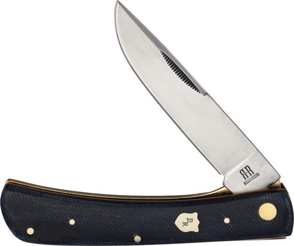 RR2347.jpg Rough Rider Denim Micarta Work Knife - Skinner
