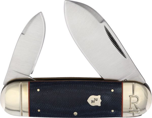 Rough Rider Large Toenail Folding Knife - Denim