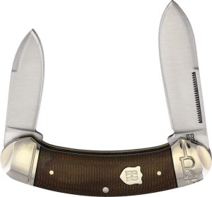 Rough Rider Bow Canoe Brown Burlap Micarta