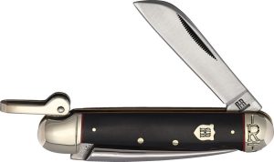 Rough Rider Black Micarta Marlin Spike Knife