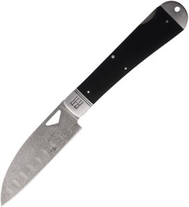 Rough Rider Damascus Sous Chef - Black G10 Handle