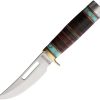 RR2390.jpg Rough Rider Skinner - Turquoise Leather Stainless Blade