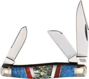 Rough Rider Large Stockman Stoneworx 3-Blade