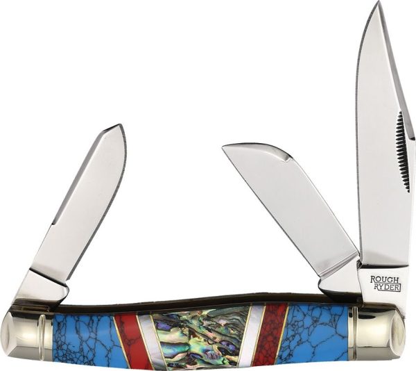 RR2404.jpg Rough Rider Large Stockman Stoneworx 3-Blade
