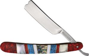 RR2418.jpg Rough Rider Folding Razor Stoneworx - Mother of Pearl Handle