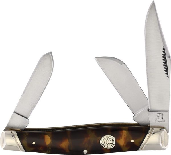 Rough Rider Stockman Tortoise Shell Stainless