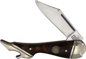 Rough Rider Leg Knife Imitation Tortoise