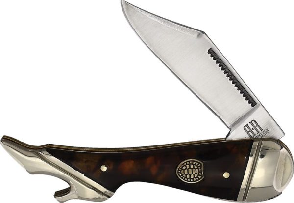 Rough Rider Leg Knife Imitation Tortoise