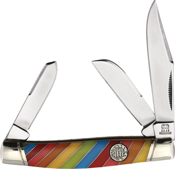 Rough Rider Stockman Lollipop - Mirror Stainless Multi-Blade