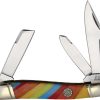 Rough Rider Texas Stockman - 4.88in Three-Blade Stainless