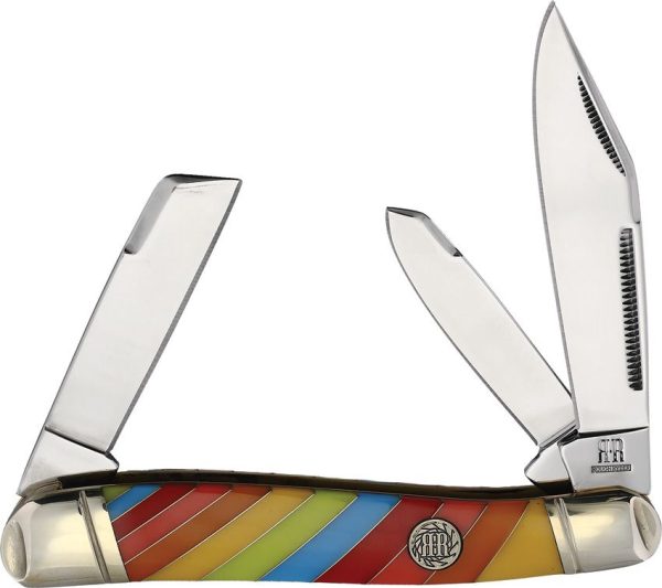Rough Rider Texas Stockman - 4.88in Three-Blade Stainless