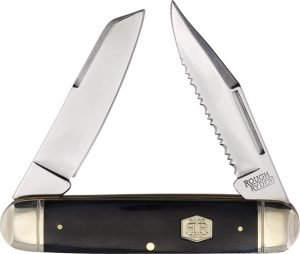 Rough Rider Carnivore Jack 2 - Black Serrated Folder