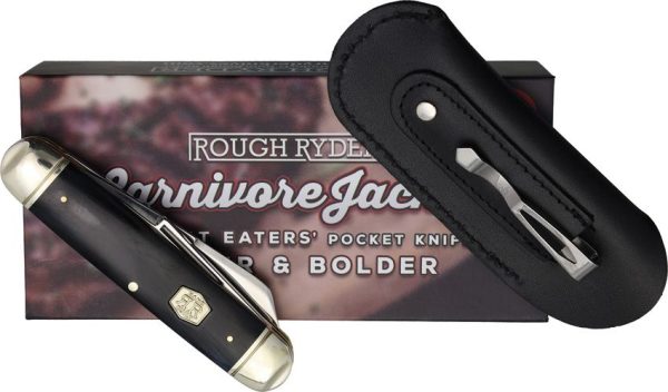 Rough Rider Carnivore Jack 2 - Black Serrated Folder