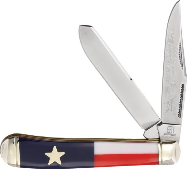 Rough Rider Texas Star Trapper - Patriotic Handle