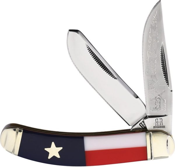 Rough Rider Texas Star Sowbelly Trapper - Red White Blue