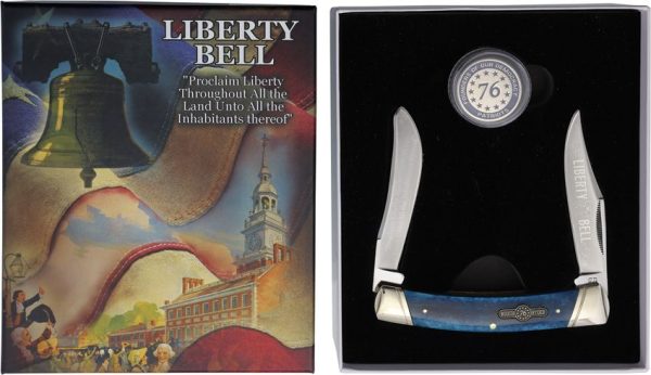 Rough Rider Patriot Moose - Blue Bone Handle