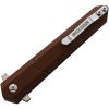 Rough Rider Linerlock Brown G10 - Satin Dagger