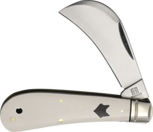 Rough Rider Arctic Fox Hawkbill White Micarta