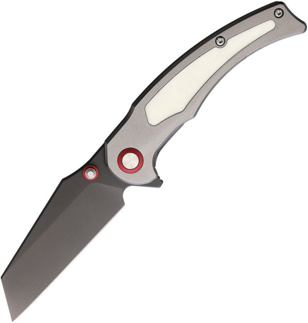 Rough Rider Tattoo Series Framelock Silver Gray