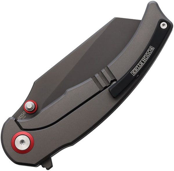 Rough Rider Tattoo Series Framelock Silver Gray