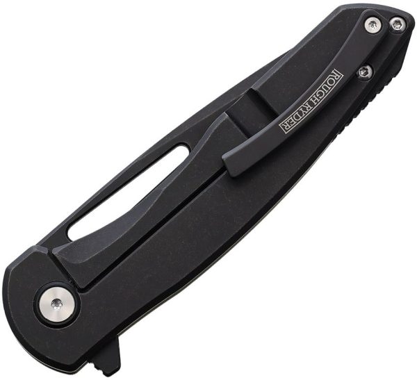 Rough Rider Tattoo Series Framelock Gray Aluminum