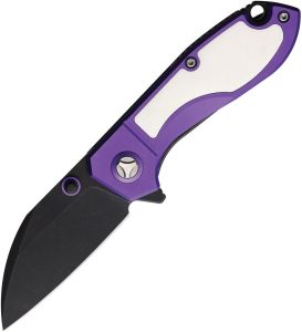 RR2553.jpg Rough Rider Tattoo Series Purple Framelock - Black Blade