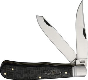 RR2560.jpg Rough Rider Bearhead Trapper Pakkawood - Dual Blade