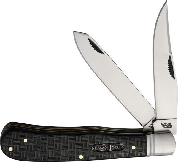 RR2560.jpg Rough Rider Bearhead Trapper Pakkawood - Dual Blade