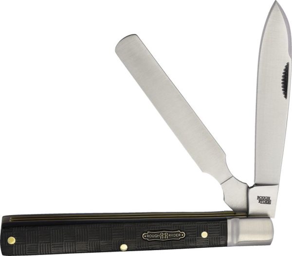 RR2562.jpg Rough Rider Bearhead Doctor's Knife Textured Pakka