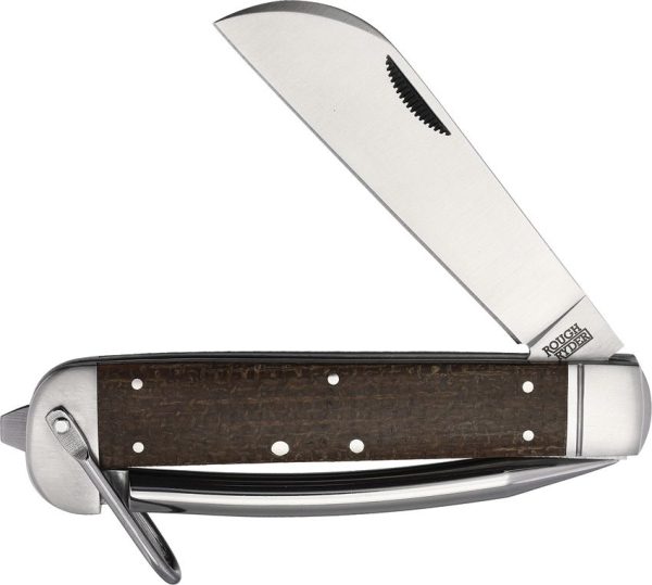 RR2573.jpg Rough Rider Marlin Spike Folder Brown Micarta