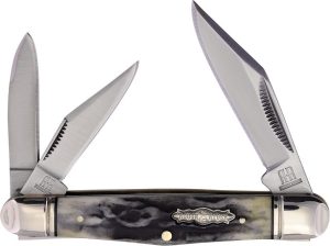 Rough Rider Whittler Black Stag Bone 3 Blade
