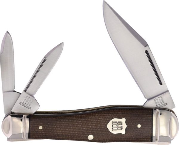 Rough Rider Whittler Tater Skin - 3.5in Micarta Folder