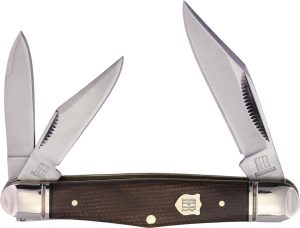Rough Rider Whittler Tater Skin - 3.5in Three-Blade Micarta