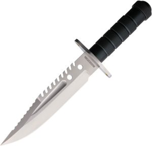 Rough Rider Survival Knife D2 - 7.5in Sawback Tool Steel