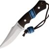 Rough Rider Fixed Blade Turq and Wood - Satin Stainless