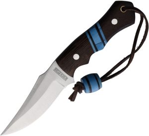 RR2591.jpg Rough Rider Fixed Blade Turq and Wood - Satin Stainless