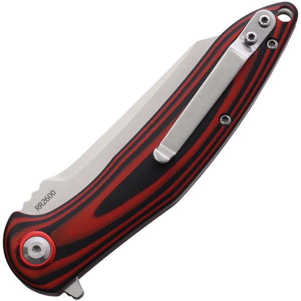 Rough Rider Linerlock Red/Black G10 - Folding Knife