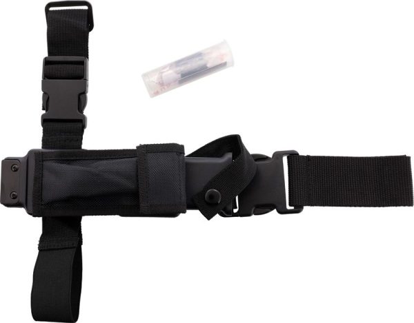 Rough Rider Combat Knife Fixed Blade - Black G10 Guard