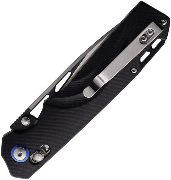 Rough Rider Slide Lock D2 Folding Knife - Black G10
